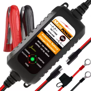 MOTOPOWER MP00205A 12V 800mA Automatic Smart Car Motorcycle Battery Charger Maintainer