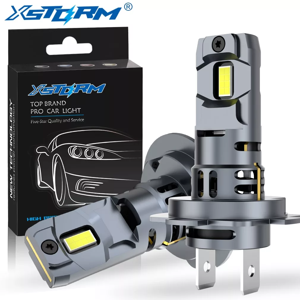 XSTORM-H7-LED-Headlight-Bulb-Mini-Wireless-60W-20000LM-6500K-CSP-for-Car-Headlamp-Auto-Diode